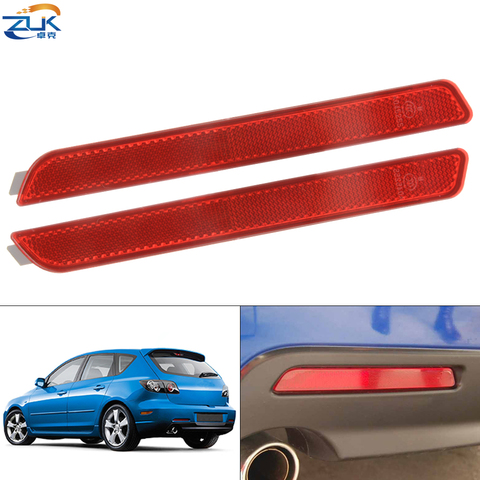 ZUK Rear Bumper Fog Light Fog Lamp Reflector For Mazda 3 M3 Axela Sport Sedan Hatchback Model BK 2004 2005 2006 2007 2008 2009 ► Photo 1/6