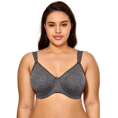 Women's Non-padded Minimizer Bra Full Coverage Smooth Underwire Plus Size ► Photo 1/6