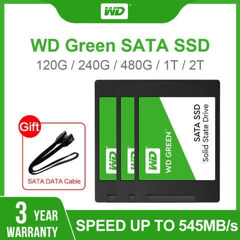 krysantemum Flygtig Martyr Western Digital WD GREEN SSD 120GB 240GB notebook SSD SATA3 internal solid  state drive 2.5" 480gb 1TB for laptop - Price history & Review | AliExpress  Seller - StoragePioneer Store | Alitools.io