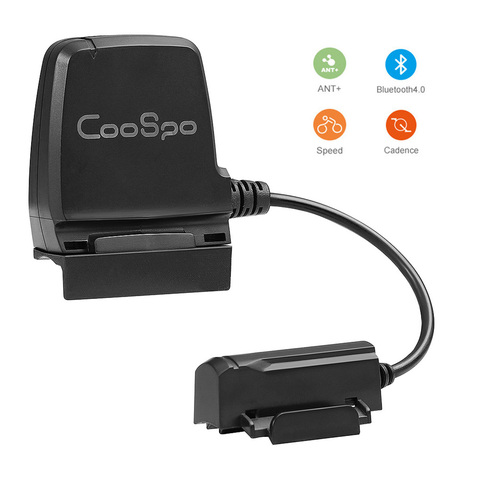 CooSpo Bicycle Computer Bike Speed And Cadence Dual Sensor Bluetooth 4.0 ANT+ Wireless Waterproof For Wahoo Garmin etrex 30x ► Photo 1/6
