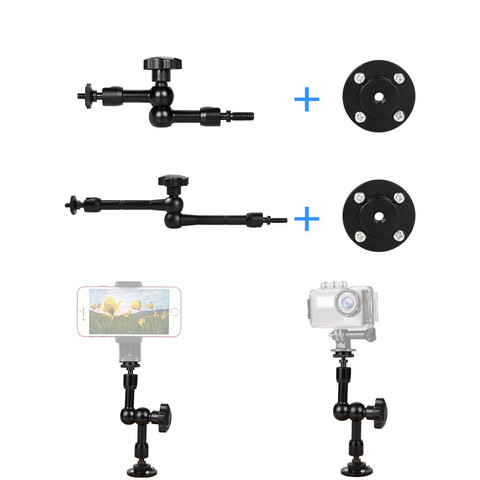 Articulating Friction Magic Arm Wall Holder Clamp Mount for Connecting Camera and Monitor LED Light Flash Microphone Camera ► Photo 1/6