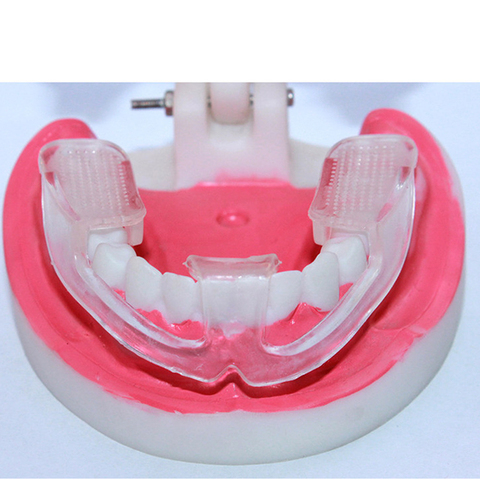 1pcs Bruxism Splint Silicone Dental Mouth Guard Bruxism Sleep Aid Night Teeth Night Sleeping Grinding Guard With Case Braces New ► Photo 1/6