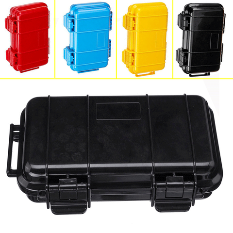 Outdoor Shockproof Waterproof Boxes Survival Airtight Case Holder Storage Matches Tools Travel Sealed Containers 4 Colors ► Photo 1/6