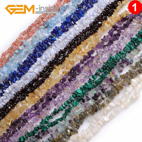 Hot Sale!3-8mm Natural Stone Beads Chips For Jewelry Making 34