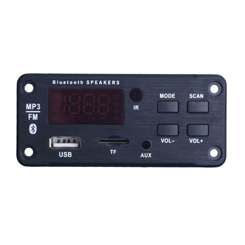 Wireless Bluetooth 5.0 MP3 WMA Decoder Board Audio Module Support USB TF AUX FM Audio Radio Car MP3 Speaker 12V Car Accessories ► Photo 1/6