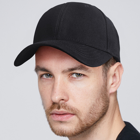 Large size hard top cotton baseball cap big bone lady curved peak sun hat men plus sizes sport snapback caps 56-60cm 60-66cm ► Photo 1/3