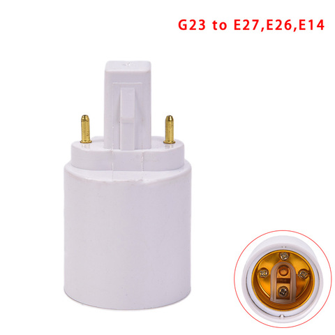 1 Piece G23 To E27 E26 Base Socket LED Halogen Light Bulb Lamp Adapter Holder Converter ► Photo 1/6