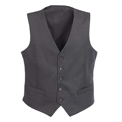 Men's Formal Suit Vest Made-to-Order Black Wedding Prom 2 Pockets Waistcoat ► Photo 1/5