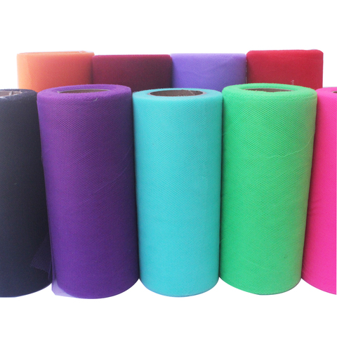 Tulle Roll  Net organza fabric DIY craft girl tutu skirt doll accessories Wedding party decrotion ► Photo 1/3