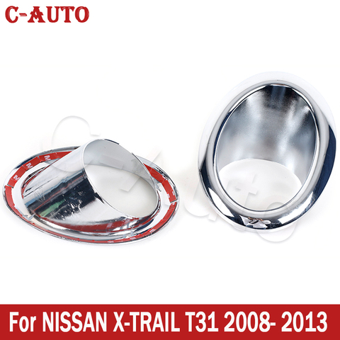 Chrome Front Fog Light Lamp Cover Trim Foglight accessories  For NISSAN X-TRAIL X TRAIL XTRAIL T31 2011 2012 ► Photo 1/6