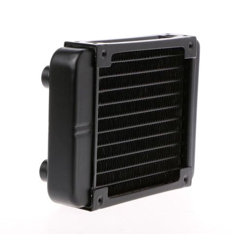 120mm Aluminum Computer Radiator Water Cooler 10 Tube CPU Heat Sink Exchanger M5TB ► Photo 1/5