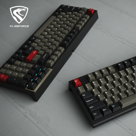 Fl production, full - key kaihua axle seat hot plug, RGB backlight, software - driven game special mechanical keyboard ► Photo 1/5