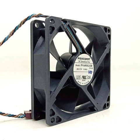 New For FOXCONN 9cm 9225 92x92x25mm DC 12V 0.4A 4 pin PWM fan air volume PVA092G12H for Dell For HP cooling fan ► Photo 1/4