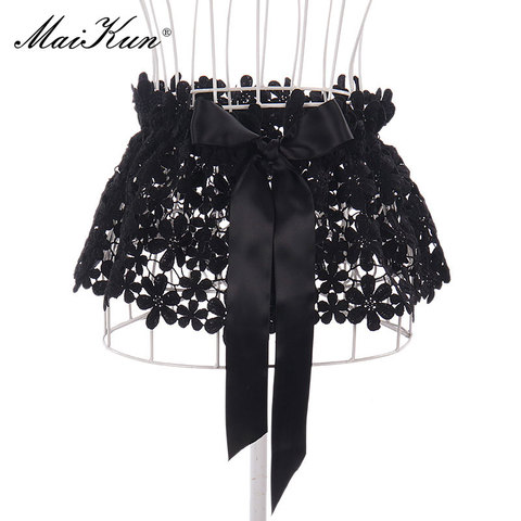 Maikun Belt Women Cloth Lace Girdle Decorative Elastic Wide Belts European And American Vintage Hundred Matching Skirt Belts Tre ► Photo 1/4