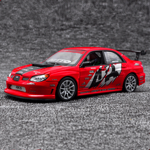 1:24 Subaru Impreza Performance Racing Alloy car Model Simulation Car Decoration Collection Kids Gifts Toy Die Casting Model ► Photo 1/6