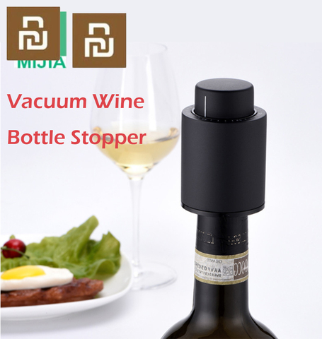 XIAOMI Mijia Plastic Vacuum Wine Bottle Stopper Sealed Storage Vacuum Memory Wine Stopper Electric Stopper Wine Corks ► Photo 1/6