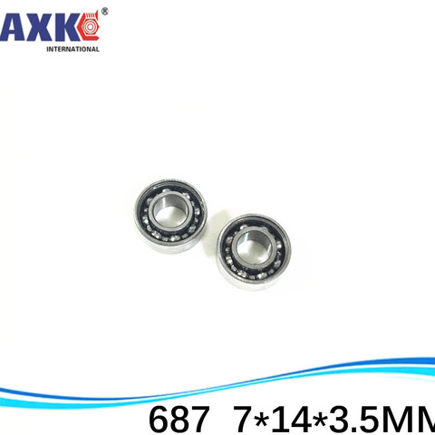 687 618/7 7x14x3.5 Deep groove ball bearings, single row MINI BALL BEARING 687 618/7 L1740   7*14*3.5mm ► Photo 1/1