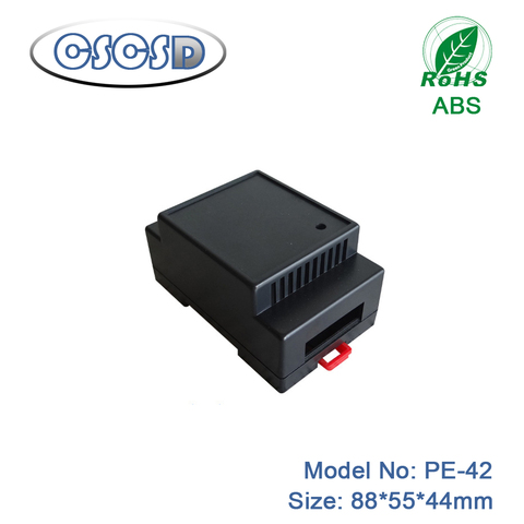 a pcs 88*55*44mm CSCSD temperature controller din rail small project box electrical box hot sale plastic injection enclosure ► Photo 1/6