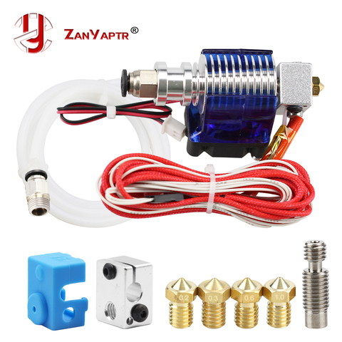 3D Printer J-head Hotend with Single Cooling Fan for 1.75mm/3.0mm 3D v6 bowden Filament Wade Extruder 0.2mm/0.3mm/0.4mm Nozzle ► Photo 1/6