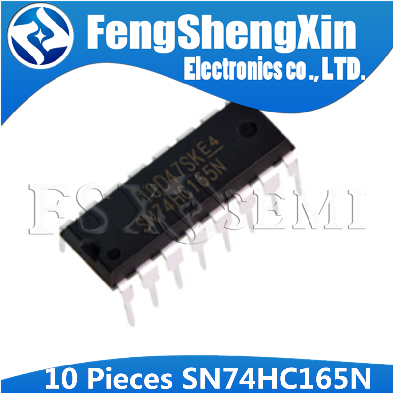 10pcs 74HC165 SN74HC165N 8 Bit Parallel Load Shift Registers DIP-16 