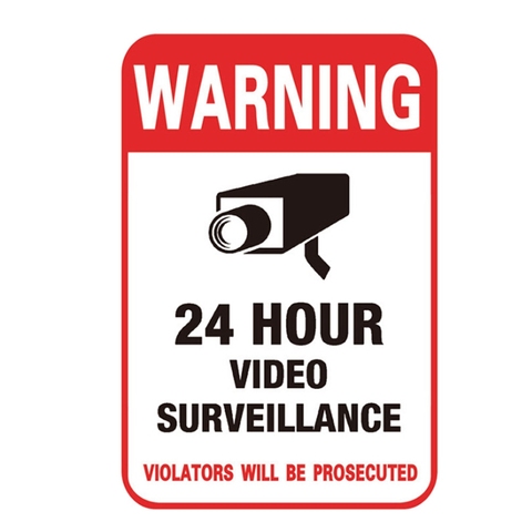 Waterproof Sunscreen PVC Home CCTV Video Surveillance Security Camera Alarm Sticker Warning Decal Signs ► Photo 1/4