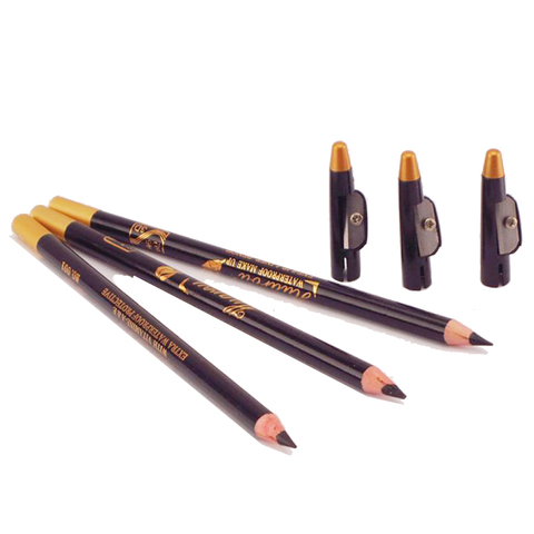 1 Pcs Waterproof Long-lasting Excellence Eyebrow Eyeliner Pencil Eye Makeup Beauty Tools Brown/Black With Sharpener Lid New ► Photo 1/6
