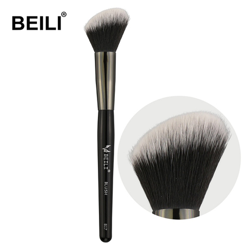 BEILI 1 piece Synthetic hair Contour Blush Loose Powder Cream foundation Single Makeup Brushes ► Photo 1/6