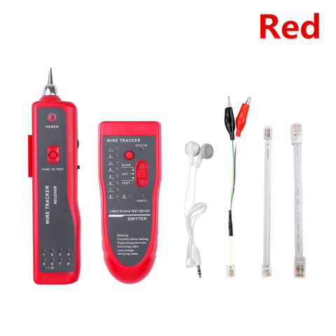 kebidumei RJ11 RJ45 Cat5 Cat6 Wire Tracker Diagnose Tone Finder Telephone Wire Cable Tester TracKer Detector Networking Tools ► Photo 1/6