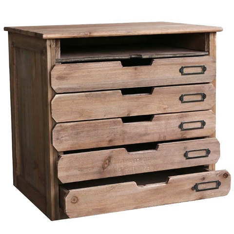 handmade retro vintage wooden multi drawer file cabinets ► Photo 1/6