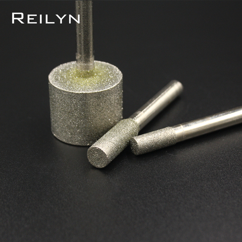 120# 6mm  6mm-30mm Grinding Head Diamond Grinding Head Emery grinding bits for diamond production ► Photo 1/6