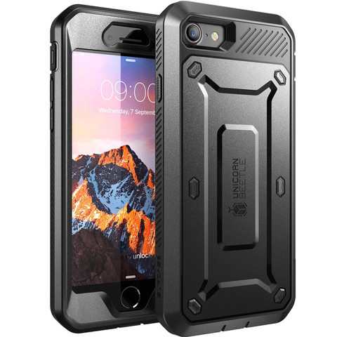 For iphone 7 8 Case For iPhone SE 2022 Case SUPCASE UB Pro Full-Body Rugged Holster Case Cover with Built-in Screen Protector ► Photo 1/6