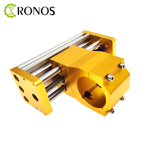 2060V 6cm Stroke Aluminium Profile Z-Axis Screw Slide Table Linear Actuator Kit  for CNC Router 52mm Clamp ► Photo 1/6