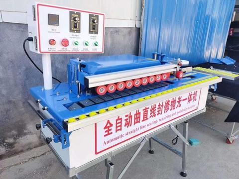 Woodworking machinery automatic edge banding machine straight line / curve edge banding / trimming / polishing machine three in ► Photo 1/3