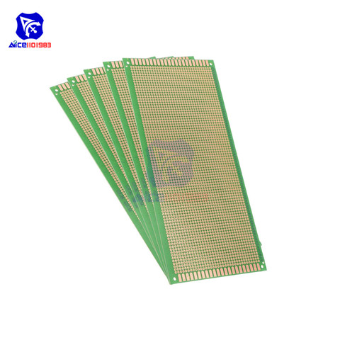 diymore 1 Piece 10x22cm Single Sided Prototype Universal Printed Circuit Board DIY Soldering Green PCB Board for Arduino ► Photo 1/1