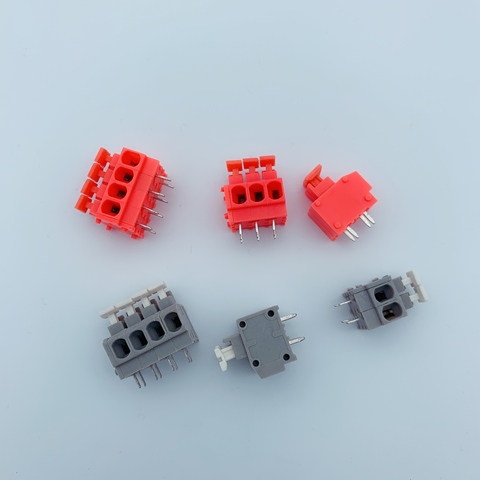 5pcs KF235 3.81mm 5.0mm PCB Board Pitch Without Screws Terminal Connectors 2/3/4Pin PCB board spring terminal ► Photo 1/6