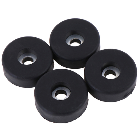 4Pcs Black Universal Tape Rubber Pad Feet Bumper Washer Outer Diameter:30 Mm Holes Diameter:5 Mm Heigh:10mm ► Photo 1/6