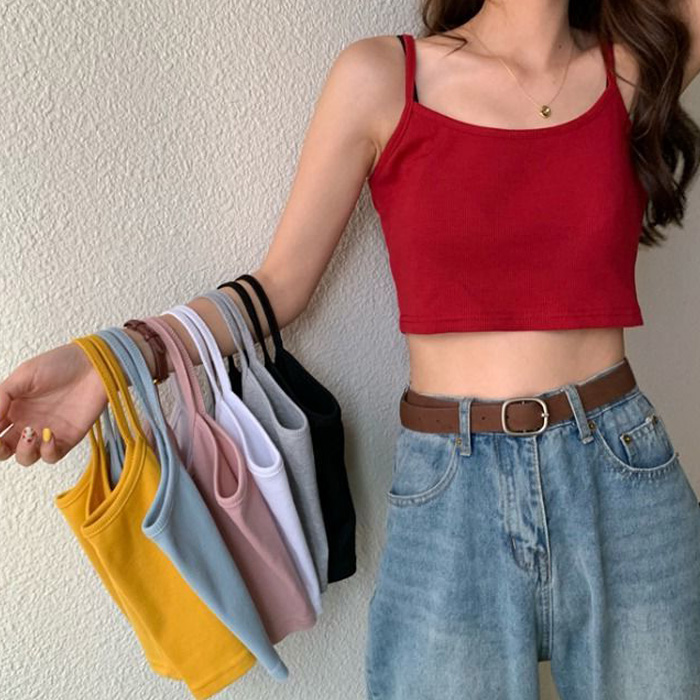 EveryDay Stunner Streetwear Sleeveless Camis Cool Girls Cropped Top