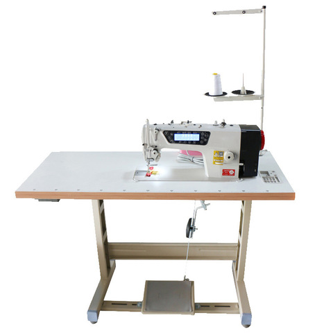 Computer direct drive flat sewing machine automatic high speed industrial sewing machine with table ► Photo 1/6