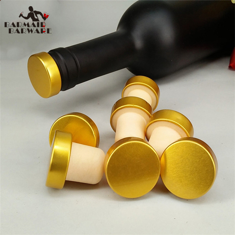 5pcs/lot T-shape Wine Stopper Silicone Plug Cork Bottle Stopper Red Wine Cork Bottle Plug Bar Tool Sealing Cap Corks For Beer ► Photo 1/4