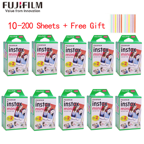 10-200 sheets Fujifilm instax mini 11 9 film white Edge 3 Inch wide film for Instant Camera mini 8 7s 25 50s 90 Photo paper ► Photo 1/6