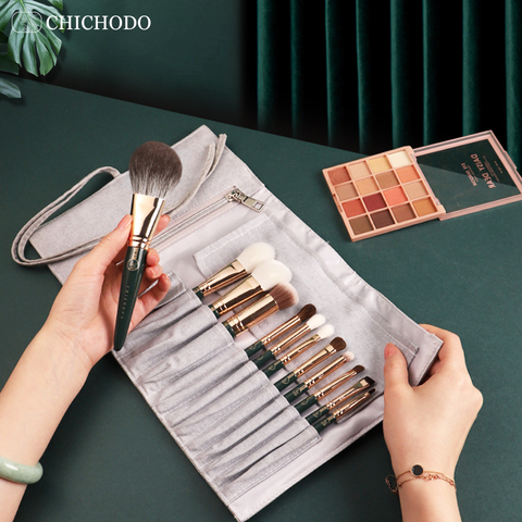 CHICHODO Makeup Brush-Green Cloud Cosmetic Brushes Series-high quality animal/fiber beauty pens-professional make up tool ► Photo 1/5