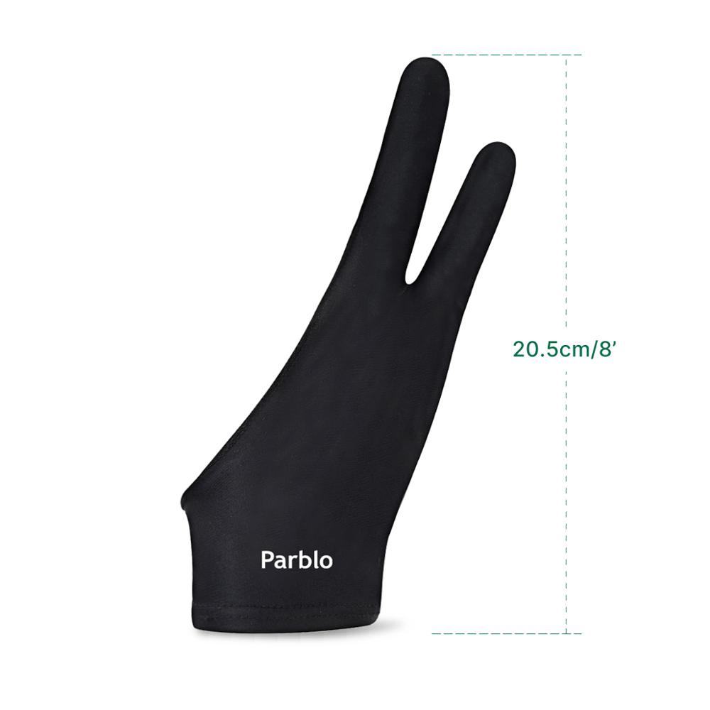 Two-fingers Artist Anti-touch Glove for Drawing Tablet Right and Left Hand  Glove Anti-Fouling for ipad Screen board