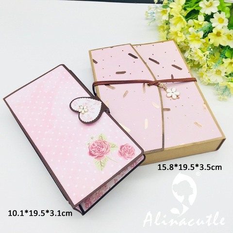 Metal Cutting die Planner Gate Fold Notebook Storage Gift Box Scrapbooking Paper Craft Handmade Album Card Punch Art  Cut Dies ► Photo 1/6