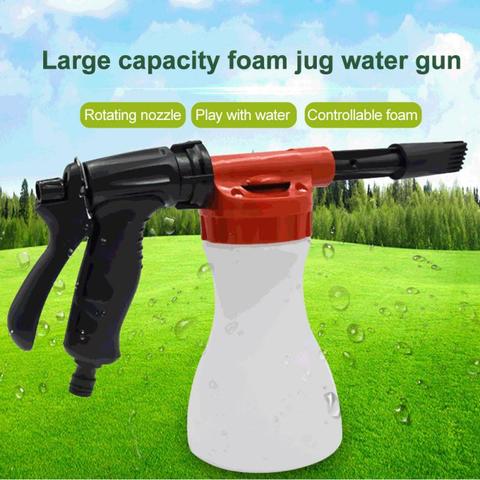 Car Snow Foam Gun Bottle Sprayer Gun For Garden Hose Car Window Soap Cleaning Washing Adjustable Foam Kettle Car Wash Water Gun ► Photo 1/6