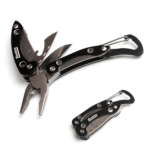 Outdoor Survival EDC Multitool Portable Mini 8 in 1 Folding Steel Blade Pliers Screwdriver Keychain Tool Set for Camping Travel ► Photo 1/6