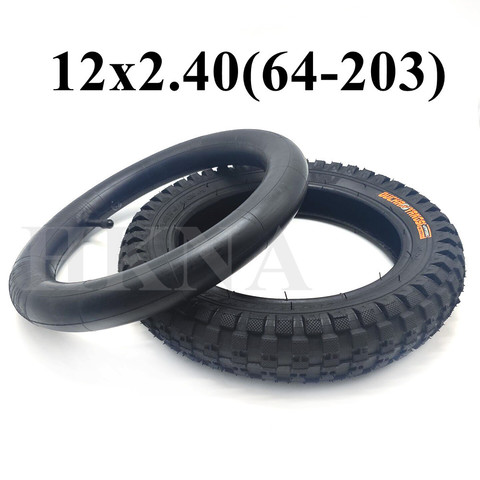 12x2.40(64-203) Inner and Outer Tyre 12x2.4 Pneumatic Tire for  Kids Bike Children's Bicycle Accessories ► Photo 1/6