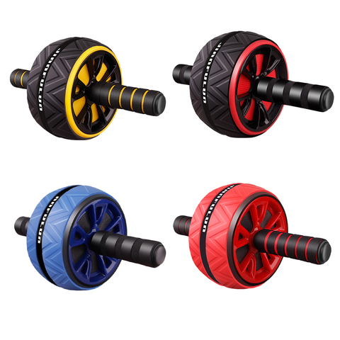 2022 New Ab Roller No Noise Abdominal Wheel Ab Roller with Mat For Arm Waist Leg Exercise Gym Fitness Equipment ► Photo 1/6