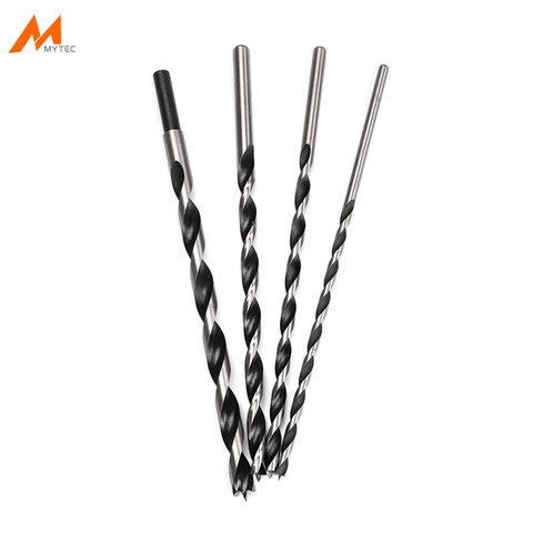 Long Reach Drill Bit Carbon Steel 250MM Length 6mm 8mm 10mm 12mm Dia Straight Round Shank Twist Drilling Tools for Woodworking ► Photo 1/6