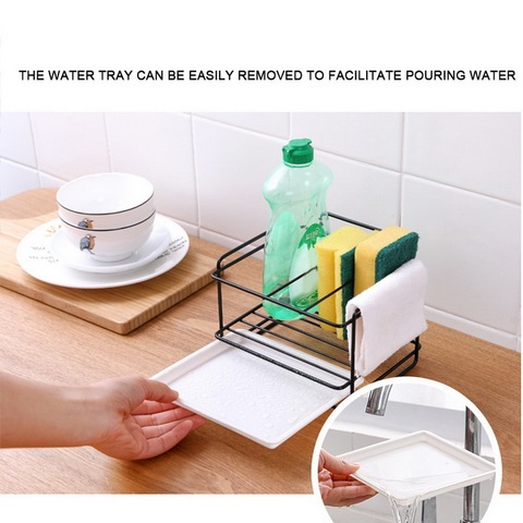 1pc, Kitchen Sink Caddy Organizer, Sponge Holder, Sink Dishcloth