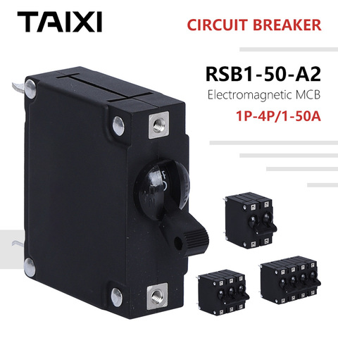 Hydraulic Electromagnetic Circuit Breaker Medical Aviation Precision Equipment Protector MCB ► Photo 1/6